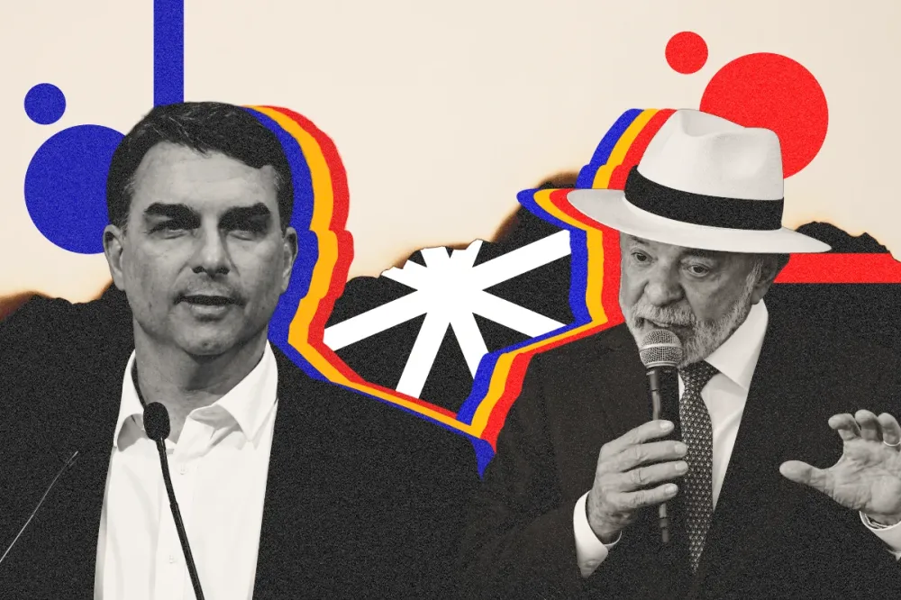 Flávio Bolsonaro lidera o 1º turno e supera Lula em mais estados