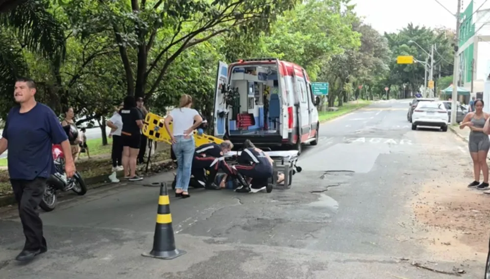 Idoso de 80 anos é atropelado no Jardim dos Oliveiras em Campinas