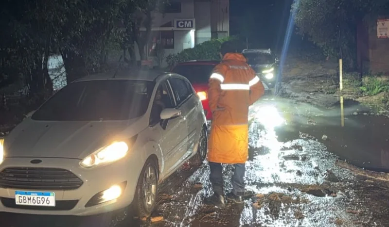 Valinhos registra 25 mm de chuva em 35 minutos e mobiliza força-tarefa para atendimento de ocorrências