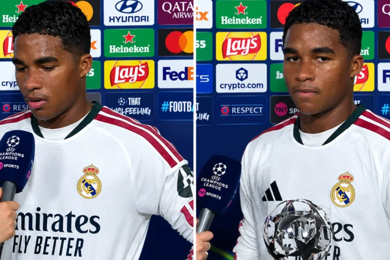 Endrick agradece a Deus por desempenho no Real Madrid