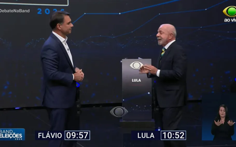 Bia Kicis contesta declarações de Lula durante debate da Band