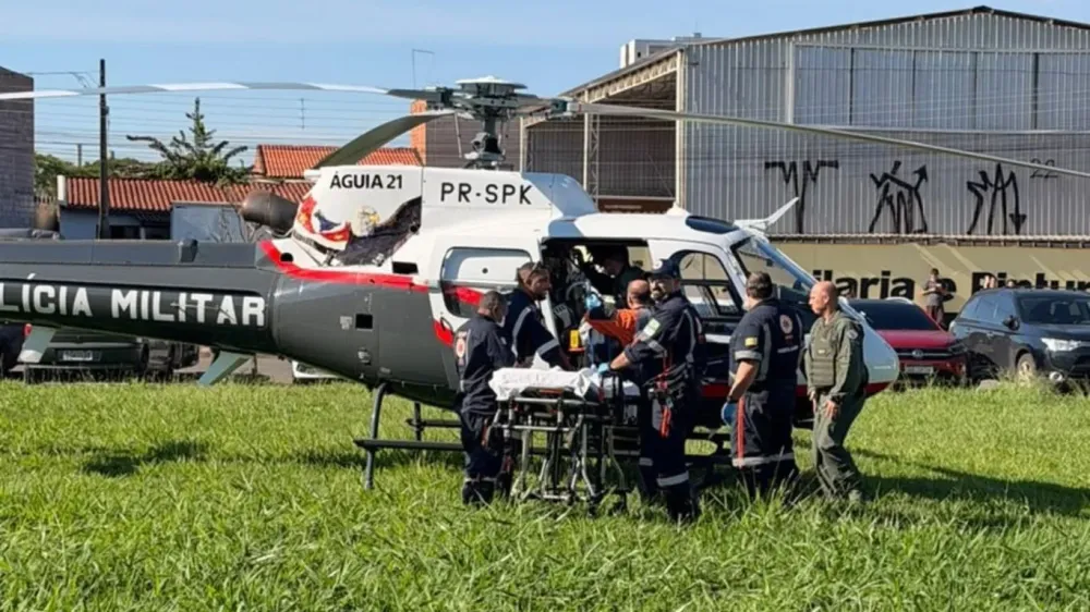 Homem sofre traumatismo craniano após queda de telhado em Hortolândia
