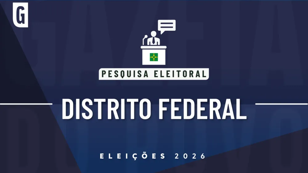 Quaest divulga pesquisa de intenção de votos para o governo do Distrito Federal no 2º turno
